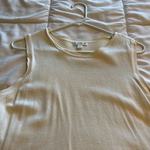 Charter Club cardigan and sleeveless sweater